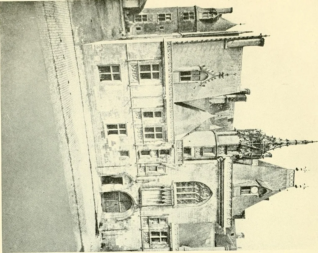 An illustration from How to study architecture; by Charles H. Caffin ... an attempt to trace the evolution of architecture as the product and expression of successive phases of civilisation, 1917, leaf 359