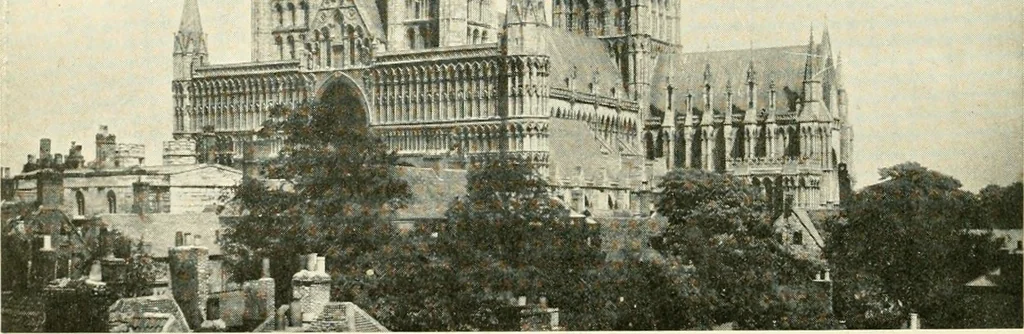 An illustration from How to study architecture; by Charles H. Caffin ... an attempt to trace the evolution of architecture as the product and expression of successive phases of civilisation, 1917, leaf 367