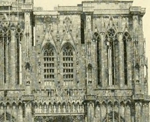 An illustration from How to study architecture; by Charles H. Caffin ... an attempt to trace the evolution of architecture as the product and expression of successive phases of civilisation, 1917, leaf 384