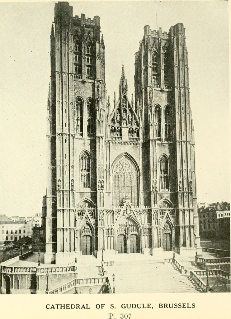 An illustration from How to study architecture; by Charles H. Caffin ... an attempt to trace the evolution of architecture as the product and expression of successive phases of civilisation, 1917, leaf 385