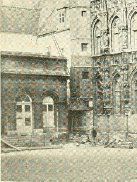 An illustration from How to study architecture; by Charles H. Caffin ... an attempt to trace the evolution of architecture as the product and expression of successive phases of civilisation, 1917, leaf 387