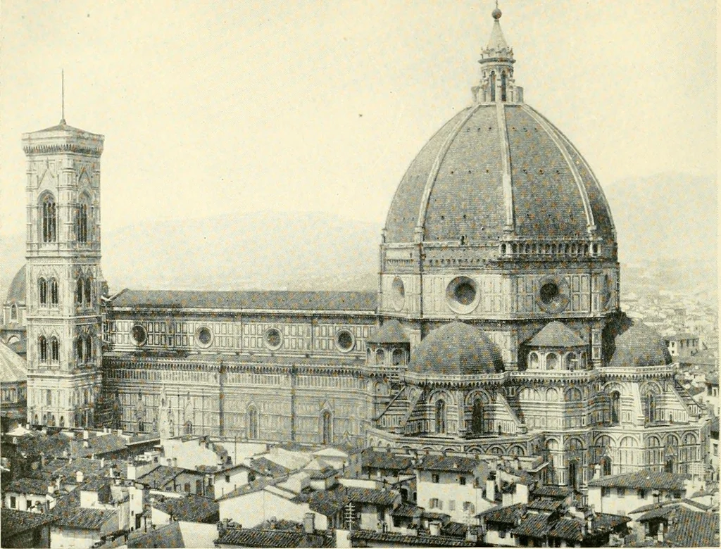 An illustration from How to study architecture; by Charles H. Caffin ... an attempt to trace the evolution of architecture as the product and expression of successive phases of civilisation, 1917, leaf 401