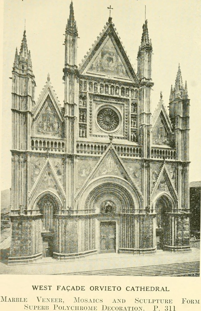 An illustration from How to study architecture; by Charles H. Caffin ... an attempt to trace the evolution of architecture as the product and expression of successive phases of civilisation, 1917, leaf 402