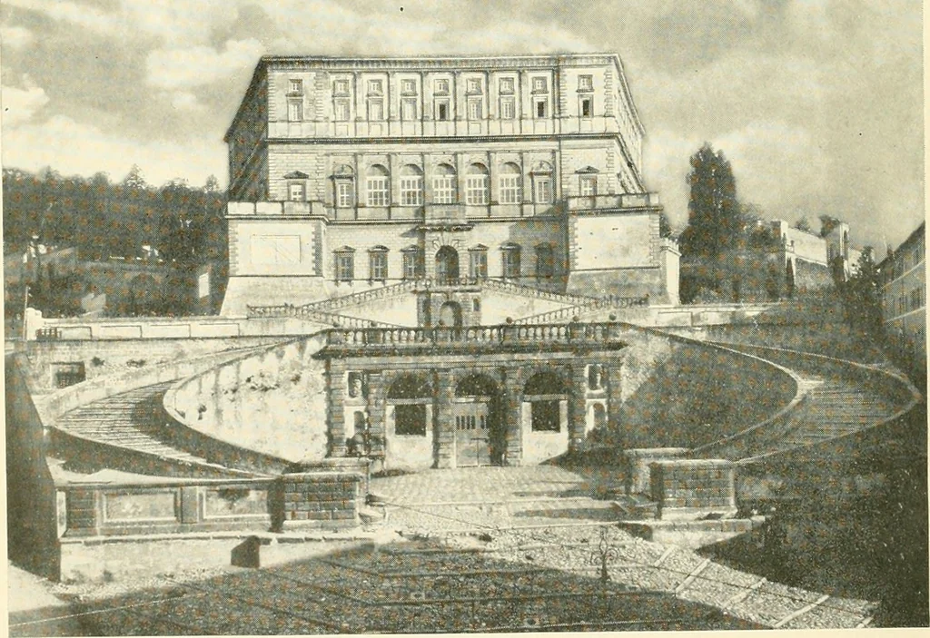 An illustration from How to study architecture; by Charles H. Caffin ... an attempt to trace the evolution of architecture as the product and expression of successive phases of civilisation, 1917, leaf 433