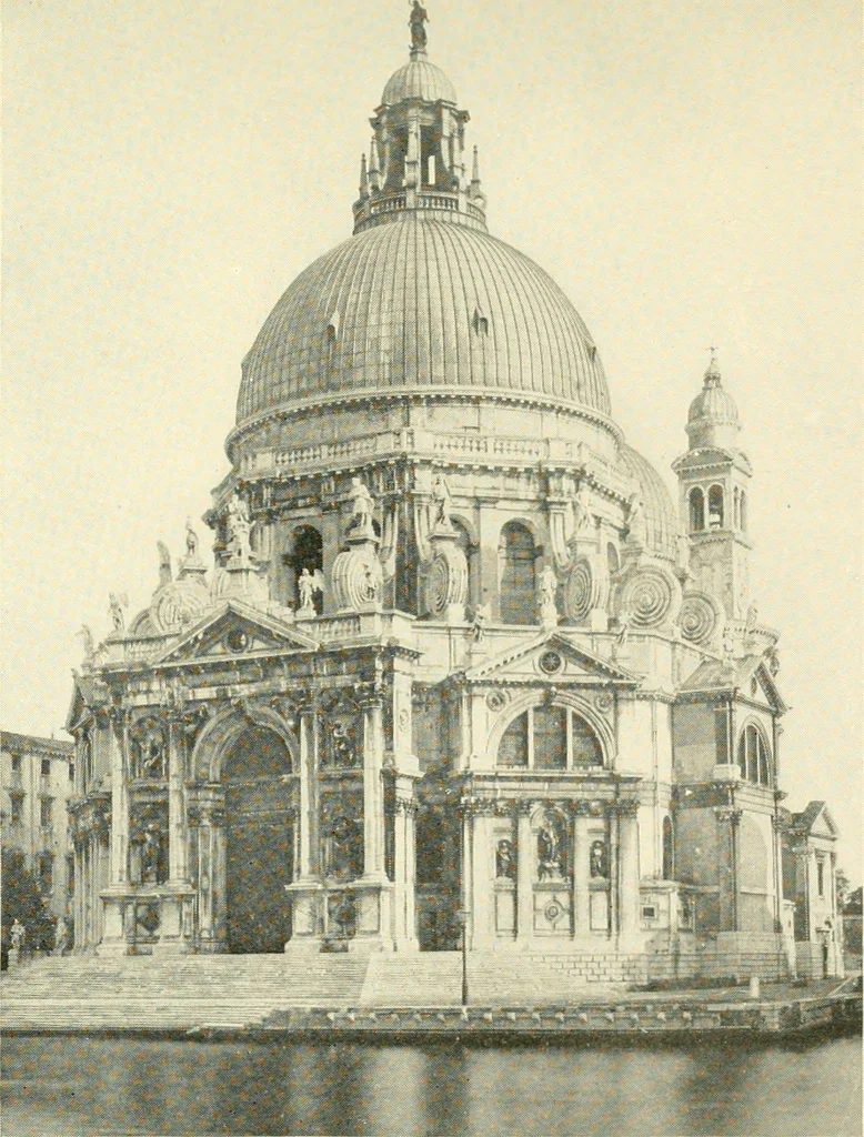 An illustration from How to study architecture; by Charles H. Caffin ... an attempt to trace the evolution of architecture as the product and expression of successive phases of civilisation, 1917, leaf 435