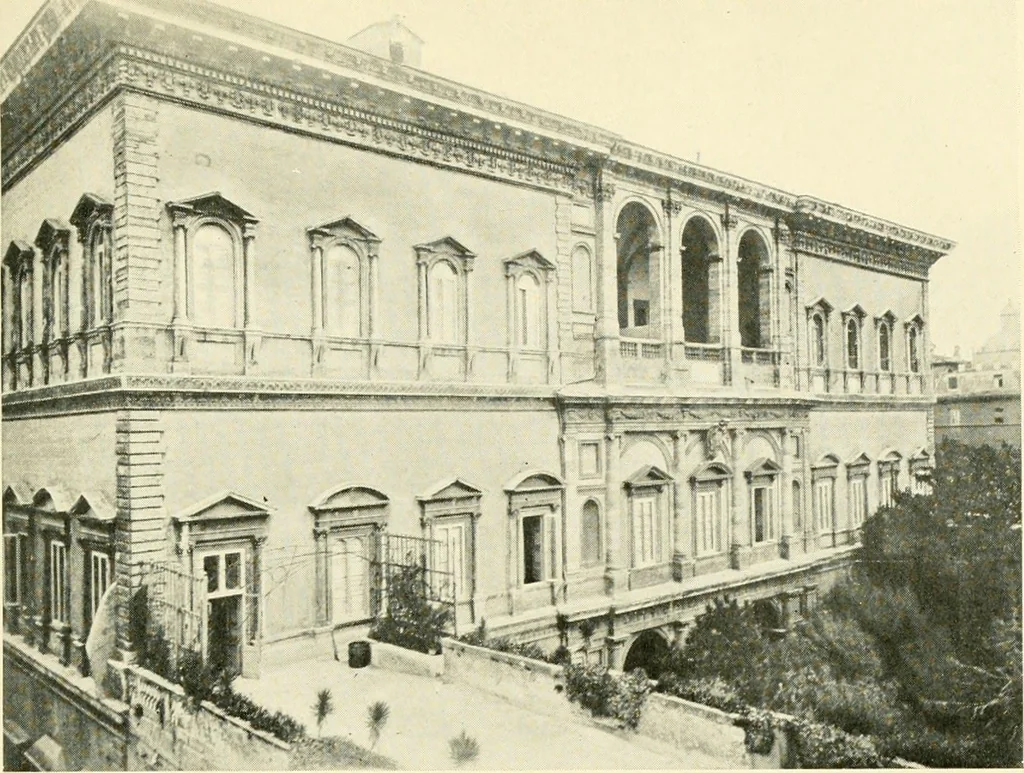 An illustration from How to study architecture; by Charles H. Caffin ... an attempt to trace the evolution of architecture as the product and expression of successive phases of civilisation, 1917, leaf 456