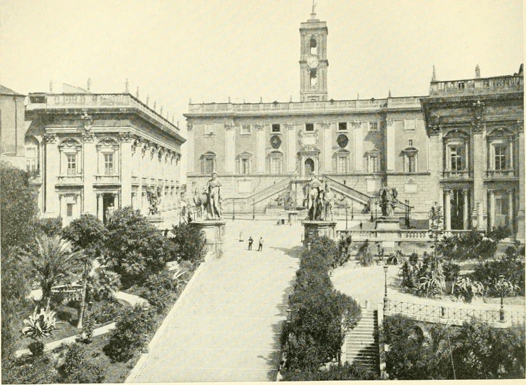 An illustration from How to study architecture; by Charles H. Caffin ... an attempt to trace the evolution of architecture as the product and expression of successive phases of civilisation, 1917, leaf 457