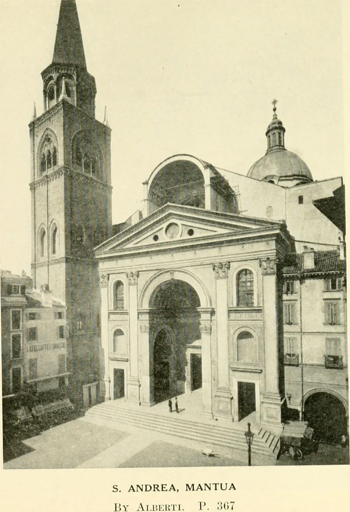 An illustration from How to study architecture; by Charles H. Caffin ... an attempt to trace the evolution of architecture as the product and expression of successive phases of civilisation, 1917, leaf 458