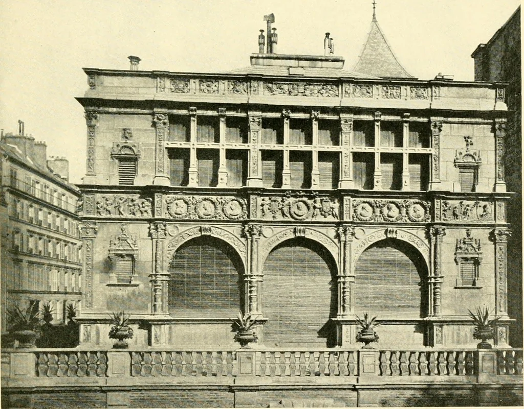An illustration from How to study architecture; by Charles H. Caffin ... an attempt to trace the evolution of architecture as the product and expression of successive phases of civilisation, 1917, leaf 478