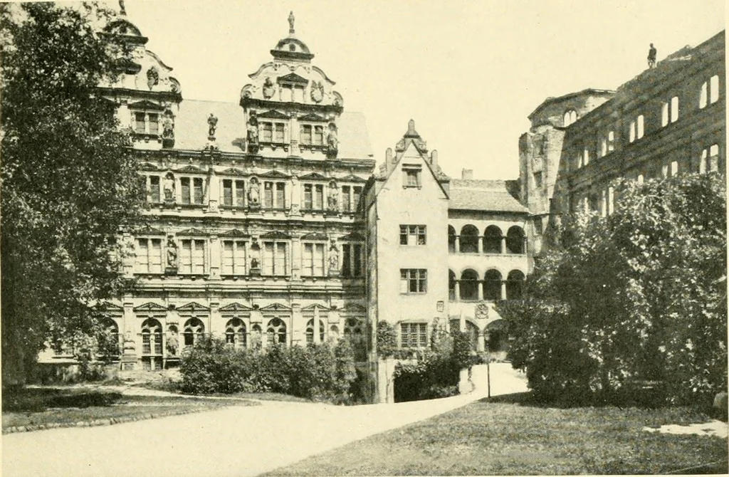 An illustration from How to study architecture; by Charles H. Caffin ... an attempt to trace the evolution of architecture as the product and expression of successive phases of civilisation, 1917, leaf 498