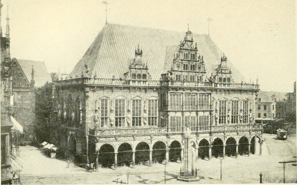 An illustration from How to study architecture; by Charles H. Caffin ... an attempt to trace the evolution of architecture as the product and expression of successive phases of civilisation, 1917, leaf 499