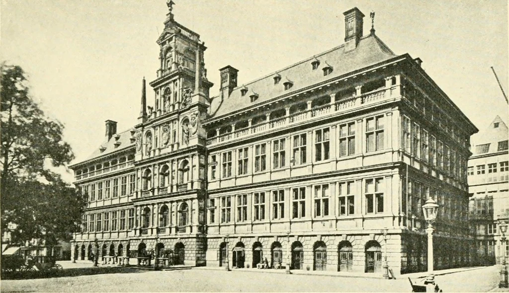 An illustration from How to study architecture; by Charles H. Caffin ... an attempt to trace the evolution of architecture as the product and expression of successive phases of civilisation, 1917, leaf 500