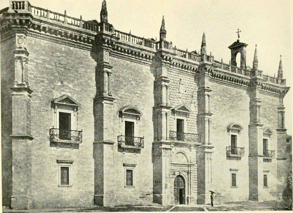 An illustration from How to study architecture; by Charles H. Caffin ... an attempt to trace the evolution of architecture as the product and expression of successive phases of civilisation, 1917, leaf 501