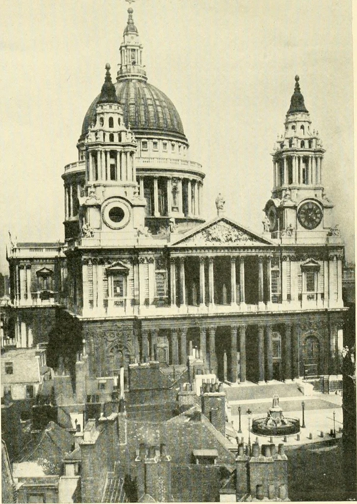 An illustration from How to study architecture; by Charles H. Caffin ... an attempt to trace the evolution of architecture as the product and expression of successive phases of civilisation, 1917, leaf 526