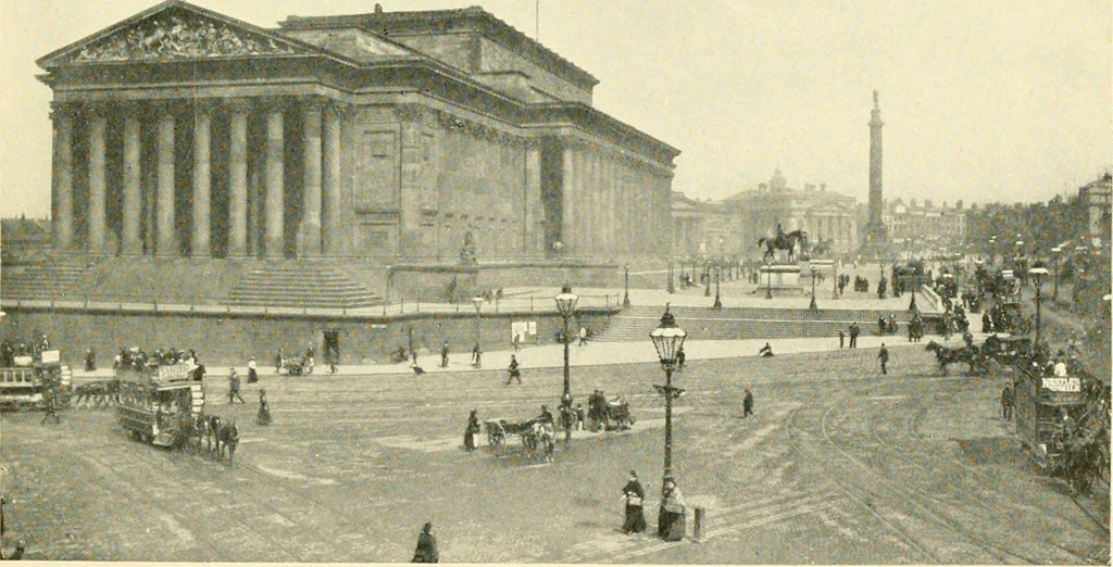 An illustration from How to study architecture; by Charles H. Caffin ... an attempt to trace the evolution of architecture as the product and expression of successive phases of civilisation, 1917, leaf 556