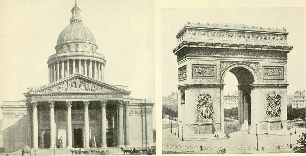 An illustration from How to study architecture; by Charles H. Caffin ... an attempt to trace the evolution of architecture as the product and expression of successive phases of civilisation, 1917, leaf 557
