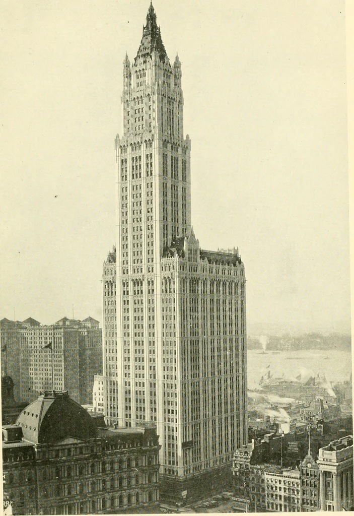 An illustration from How to study architecture; by Charles H. Caffin ... an attempt to trace the evolution of architecture as the product and expression of successive phases of civilisation, 1917, leaf 586