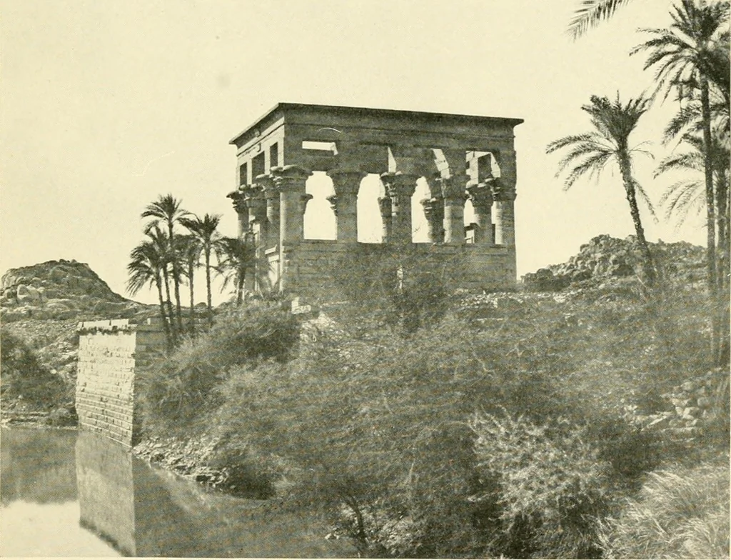 An illustration from How to study architecture; by Charles H. Caffin ... an attempt to trace the evolution of architecture as the product and expression of successive phases of civilisation, 1917, leaf 62