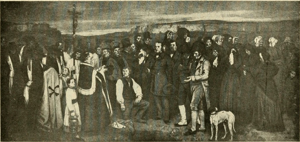 An illustration from How to study pictures by means of a series of comparisons of paintings and painters from Cimabue to Monet, with historical and biographical summaries and appreciations of the painters' motives and methods, 1905, leaf 384