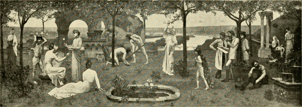 An illustration from How to study pictures by means of a series of comparisons of paintings and painters from Cimabue to Monet, with historical and biographical summaries and appreciations of the painters' motives and methods, 1905, leaf 452