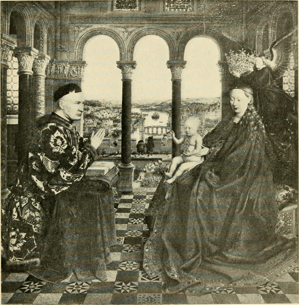 An illustration from How to study pictures by means of a series of comparisons of paintings and painters from Cimabue to Monet, with historical and biographical summaries and appreciations of the painters' motives and methods, 1905, leaf 64