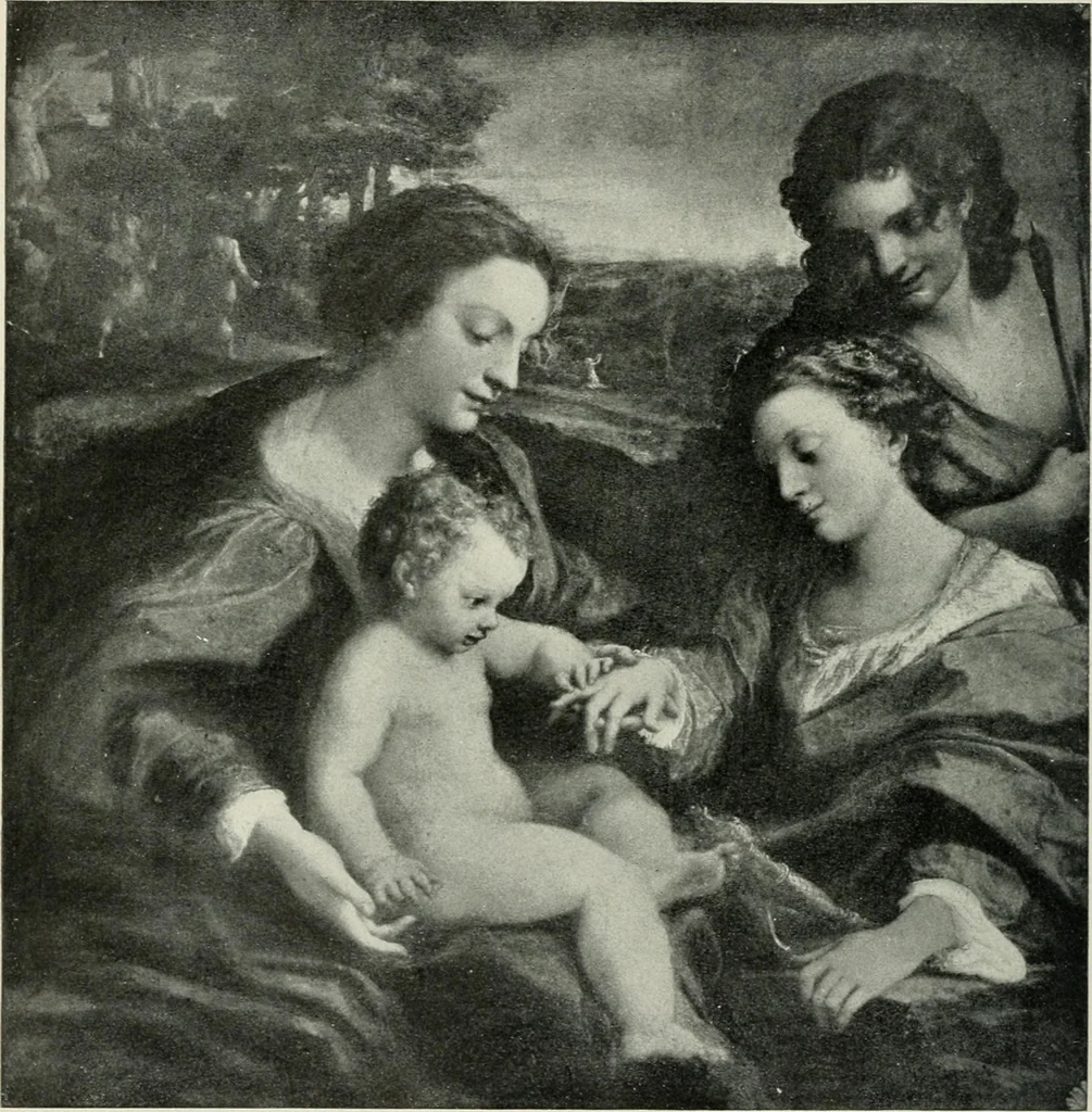 An illustration from How to study pictures : by means of a series of comparisons of paintings and painters from Cimabue to Monet, with historical and biographical summaries and appreciations of the painters' motives and methods, 1910, leaf 161