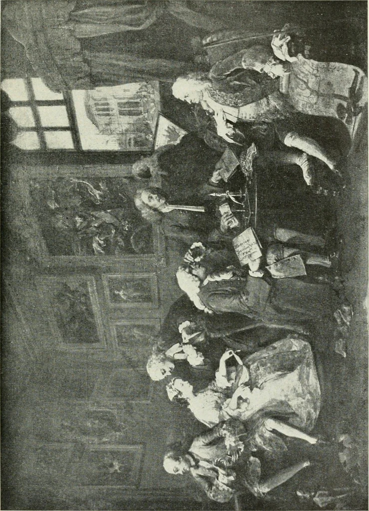 An illustration from How to study pictures : by means of a series of comparisons of paintings and painters from Cimabue to Monet, with historical and biographical summaries and appreciations of the painters' motives and methods, 1910, leaf 274