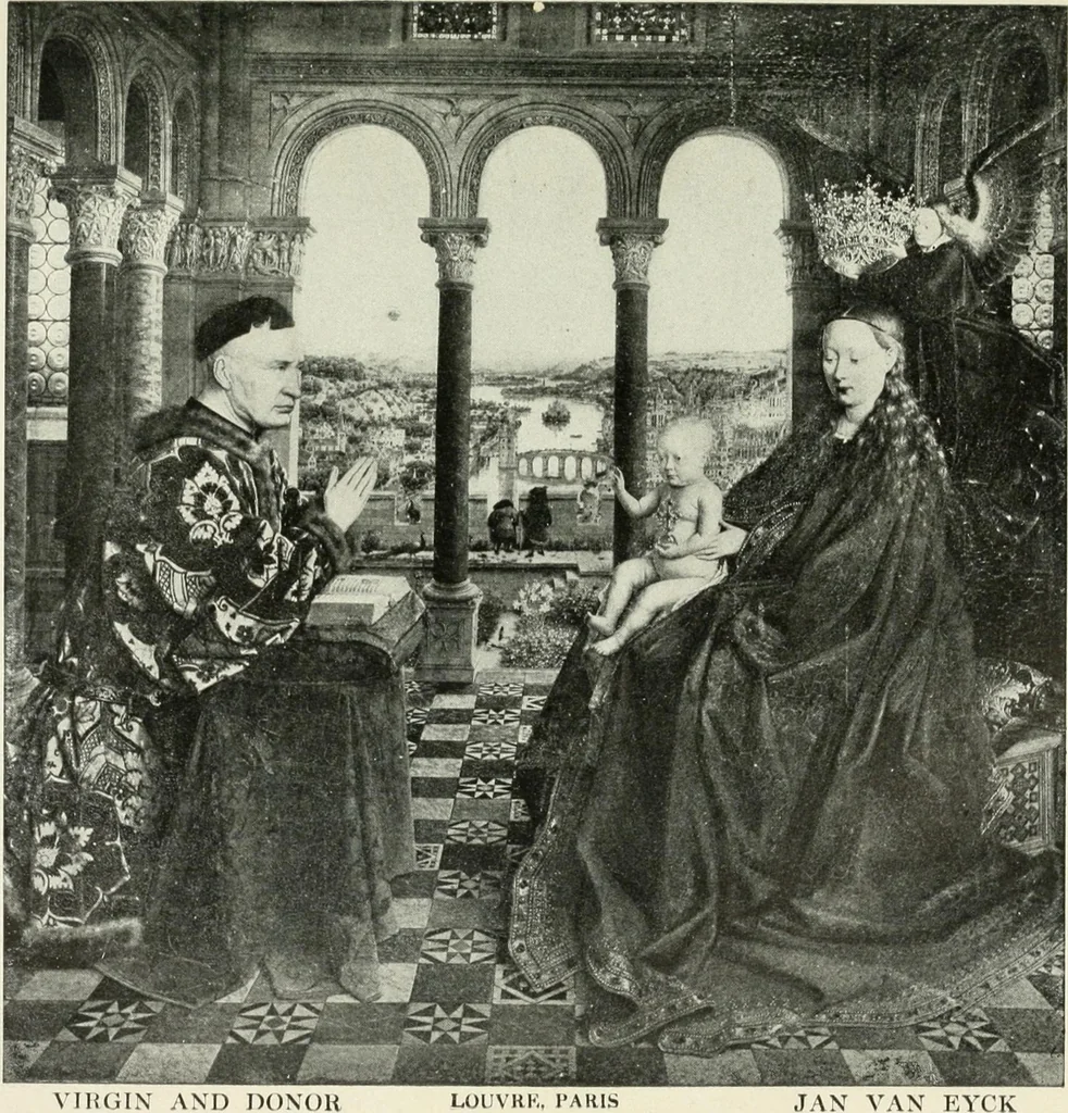 An illustration from How to study pictures : by means of a series of comparisons of paintings and painters from Cimabue to Monet, with historical and biographical summaries and appreciations of the painters' motives and methods, 1910, leaf 58