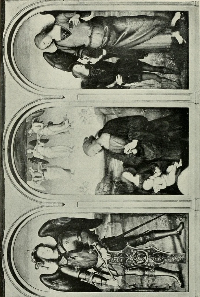 An illustration from How to study pictures : by means of a series of comparisons of paintings and painters from Cimabue to Monet, with historical and biographical summaries and appreciations of the painters' motives and methods, 1910, leaf 89