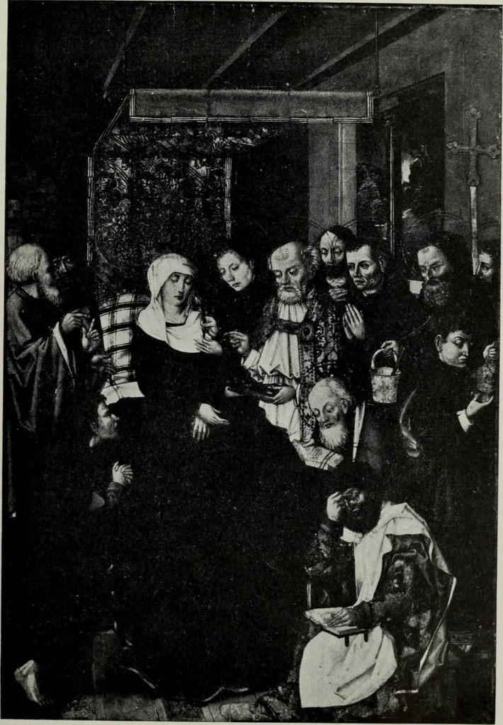 An illustration from How to study pictures by means of a series of comparisons of paintings and painters from Cimabue to Monet, with historical and biographical summaries and appreciations of the painters' motives and methods, 1910, leaf 110