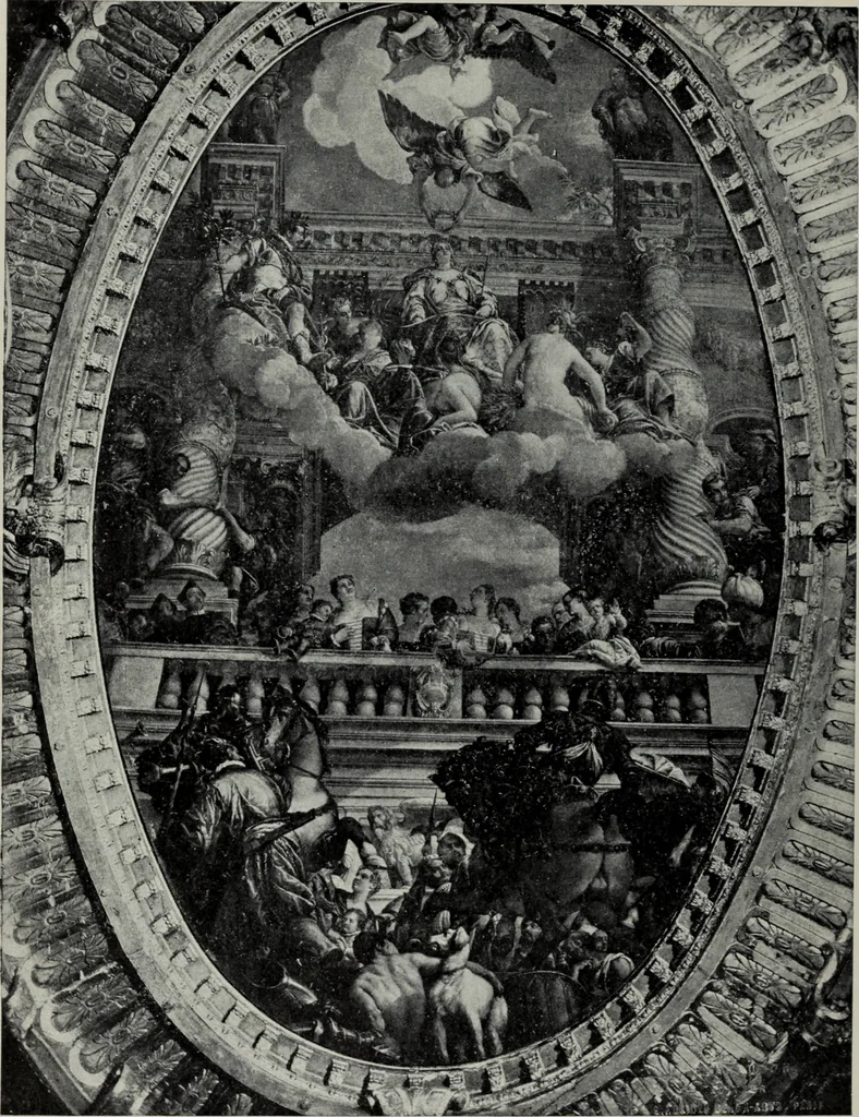 An illustration from How to study pictures by means of a series of comparisons of paintings and painters from Cimabue to Monet, with historical and biographical summaries and appreciations of the painters' motives and methods, 1910, leaf 185