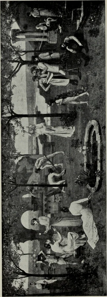 An illustration from How to study pictures by means of a series of comparisons of paintings and painters from Cimabue to Monet, with historical and biographical summaries and appreciations of the painters' motives and methods, 1910, leaf 449