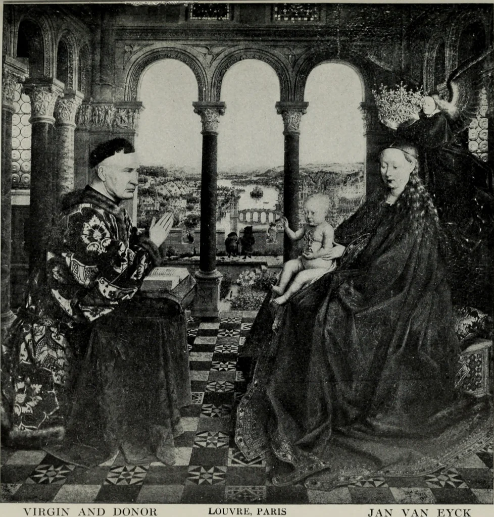 An illustration from How to study pictures by means of a series of comparisons of paintings and painters from Cimabue to Monet, with historical and biographical summaries and appreciations of the painters' motives and methods, 1910, leaf 62