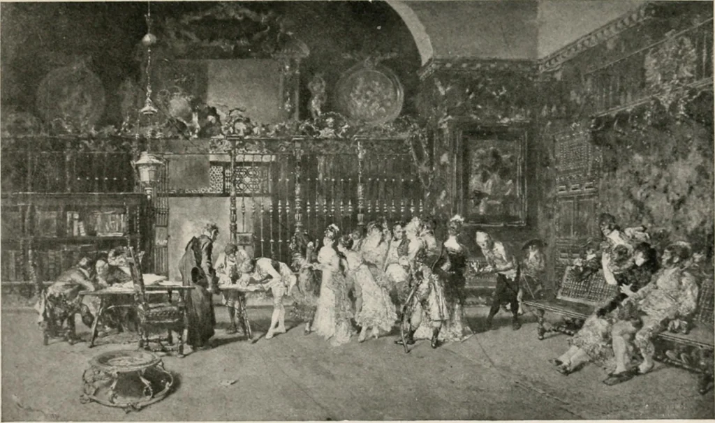 An illustration from How to study pictures by means of a series of comparisons of the painters' motives and methods .., 1906, leaf 418