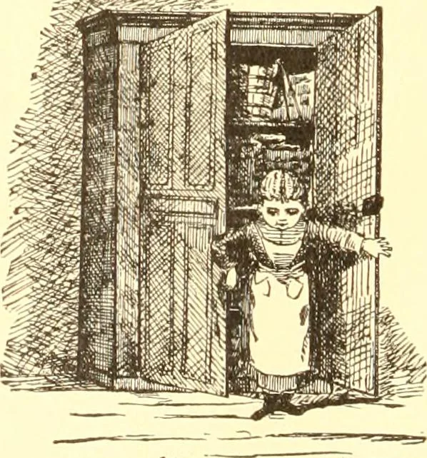 An illustration from How to teach kitchen garden; or, Object lessons in household work, including songs, plays, exercises, and games illustrating household occupations, 1901, leaf 189