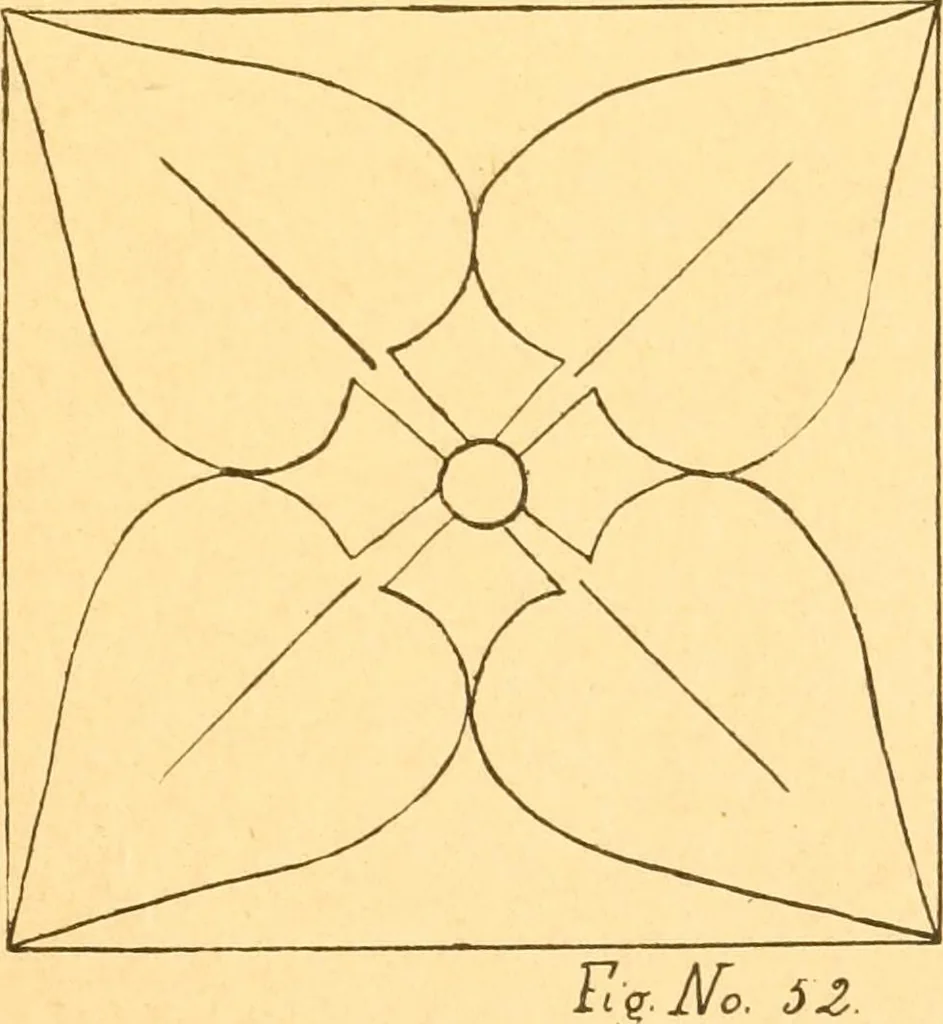 An illustration from How to teach paper-folding and cutting: a practical manual-training aid, 1892, leaf 44