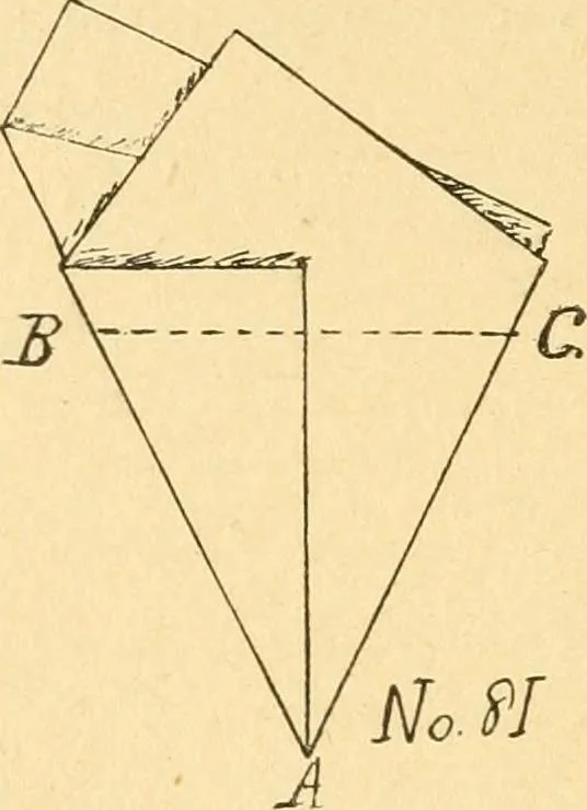 An illustration from How to teach paper-folding and cutting: a practical manual-training aid, 1892, leaf 61