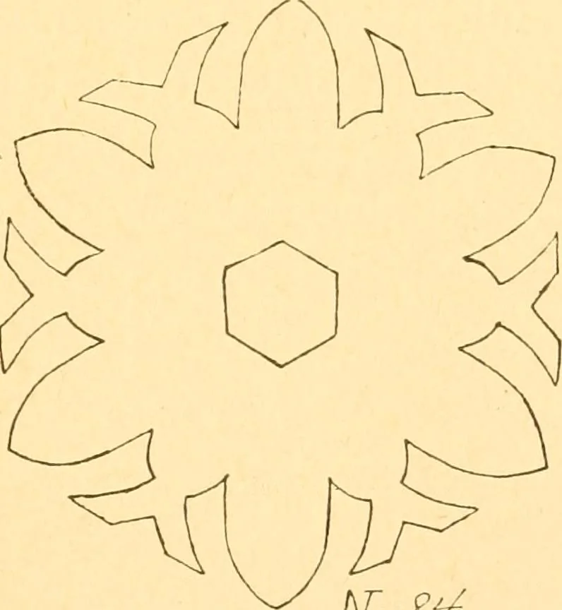 An illustration from How to teach paper-folding and cutting: a practical manual-training aid, 1892, leaf 62
