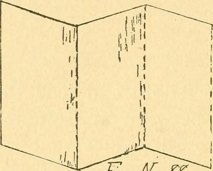 An illustration from How to teach paper-folding and cutting: a practical manual-training aid, 1892, leaf 65