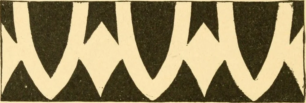 An illustration from How to teach paper-folding and cutting: a practical manual-training aid, 1892, leaf 67