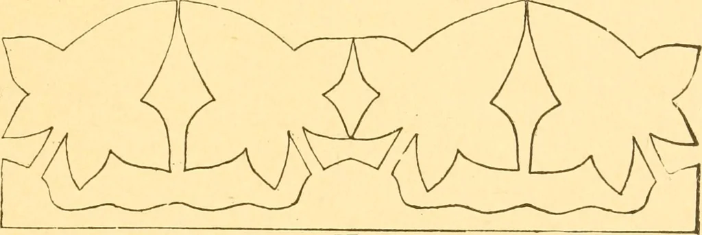 An illustration from How to teach paper-folding and cutting: a practical manual-training aid, 1892, leaf 70
