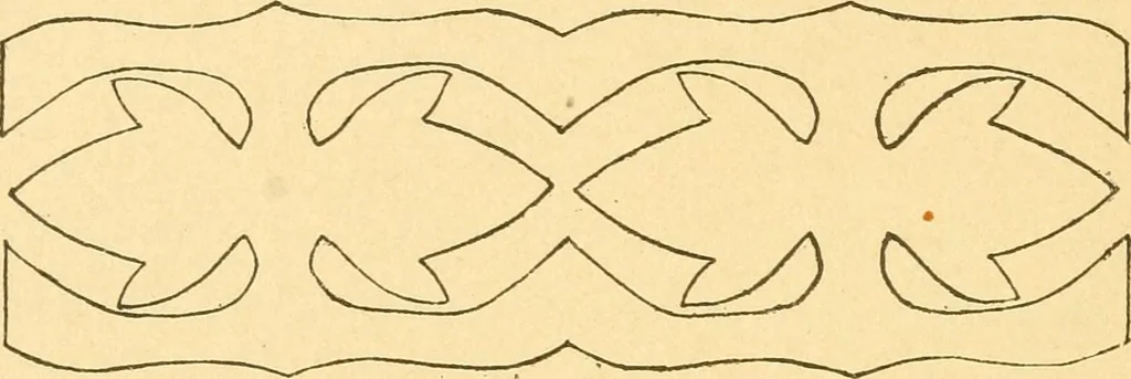 An illustration from How to teach paper-folding and cutting: a practical manual-training aid, 1892, leaf 71
