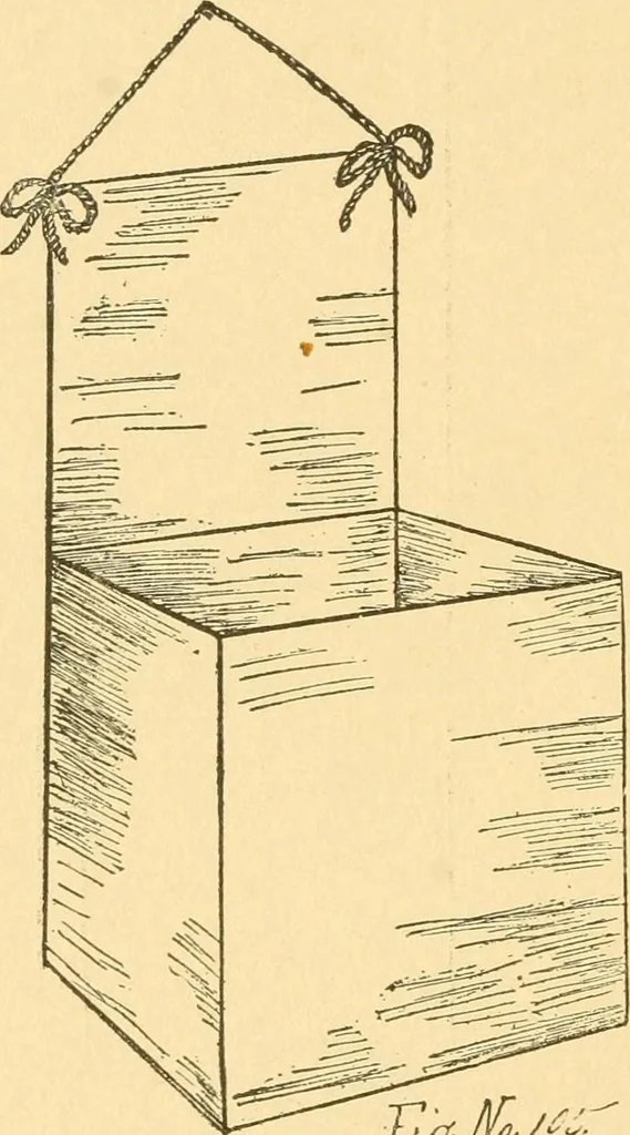 An illustration from How to teach paper-folding and cutting: a practical manual-training aid, 1892, leaf 75