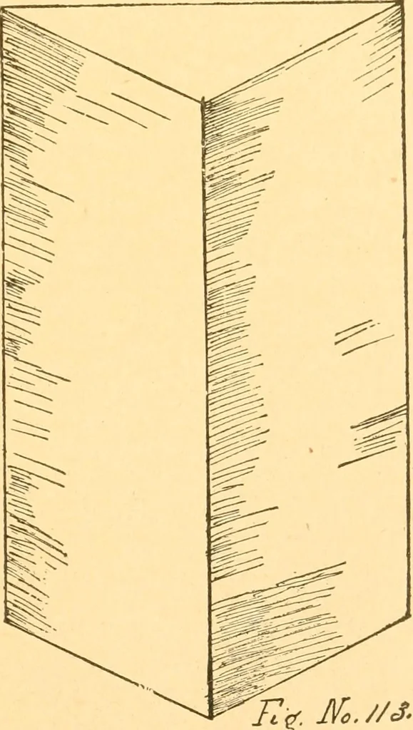 An illustration from How to teach paper-folding and cutting: a practical manual-training aid, 1892, leaf 80