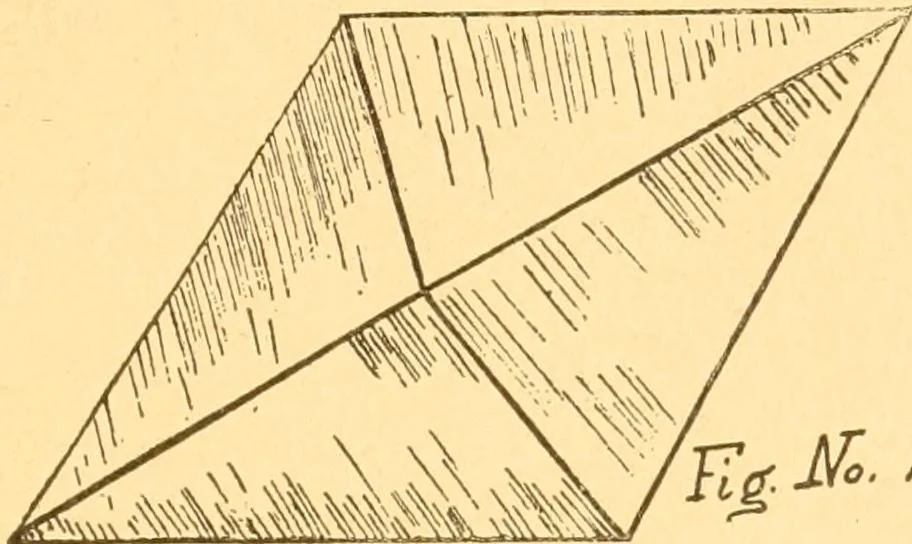 An illustration from How to teach paper-folding and cutting: a practical manual-training aid, 1892, leaf 92