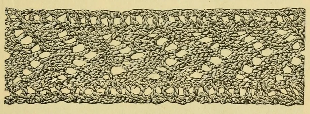 An illustration from How to use Florence knitting silk, 1882, leaf 17