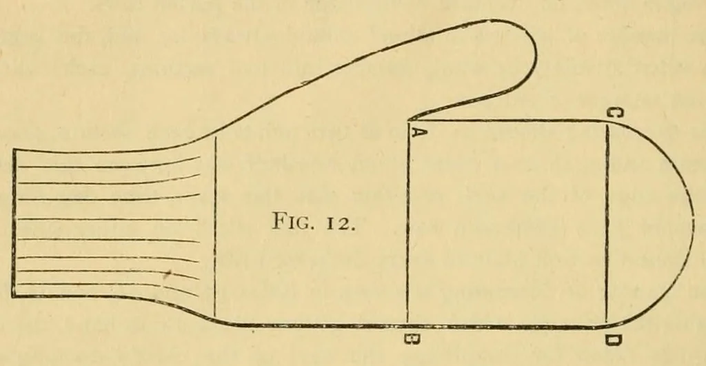 An illustration from How to use Florence knitting silk, 1882, leaf 30