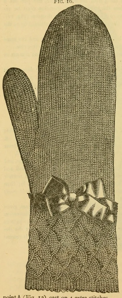 An illustration from How to use Florence knitting silk, 1882, leaf 38