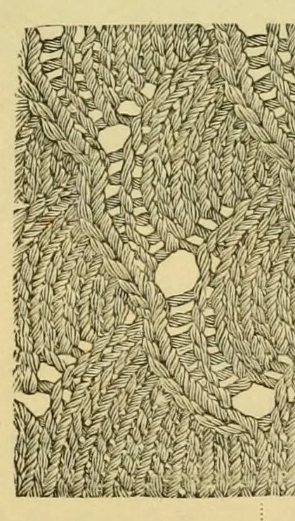 An illustration from How to use Florence knitting silk, 1882, leaf 53