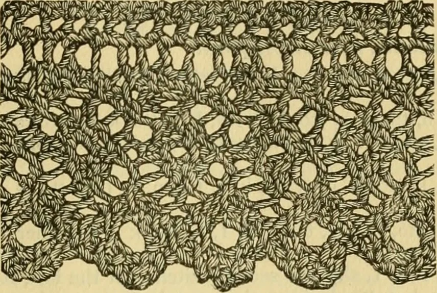 An illustration from How to use Florence knitting silk, 1883, leaf 14